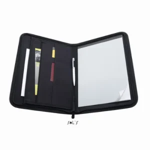 Forum Zipped Microfibre A4 Conference Folder With Notepad