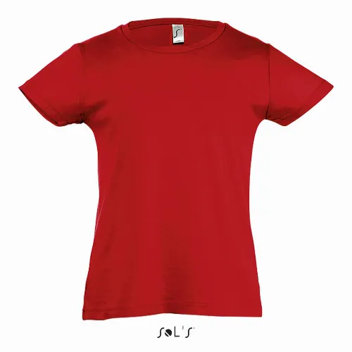 T shirt Childrens Girls size 2 to 12 CHERRY - Image 8