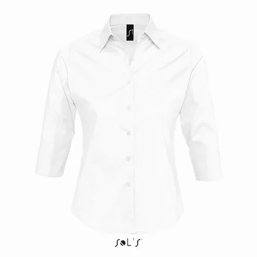 Business shirt womens EFFECT 3/4 SLEEVE STRETCH - Image 2