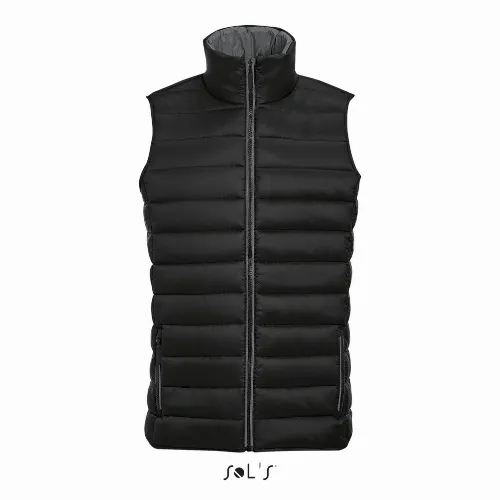 Vest Men's Puffer style contrast neck WAVE - Image 4