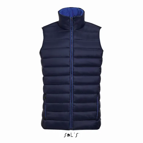 Vest Men's Puffer style contrast neck WAVE - Image 3