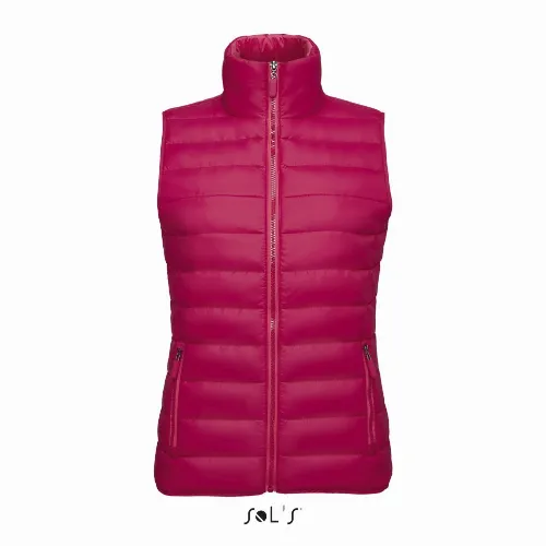 Vest women's puffer style contrast neck section WAVE - Image 6