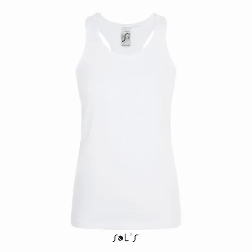 Singlet / Tank Top women's 100% combed ring spun cotton JUSTIN - Image 2