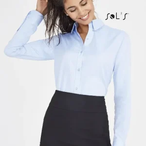 Business shirt BRODY WOMEN'S - HERRINGBONE SHIRT long sleeve