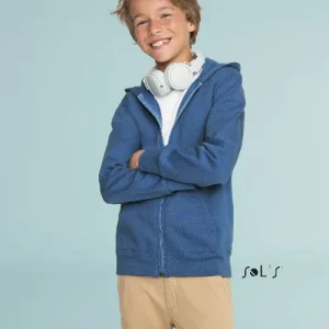 Hoodie KIDS 50% cotton 50% polyester STONE