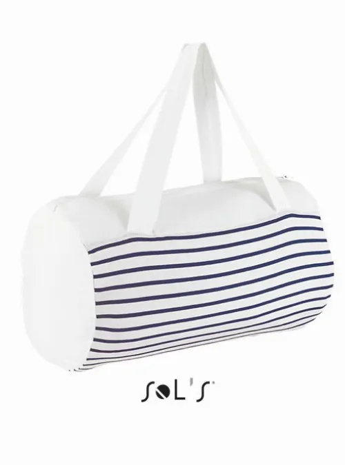 Sunset Striped Jersey Duffel Bag
