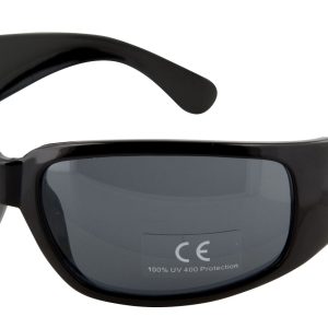 sunglasses wrap style in black UV400 protection urban