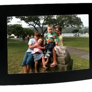 photo frame Matt black 4" x 6" prints