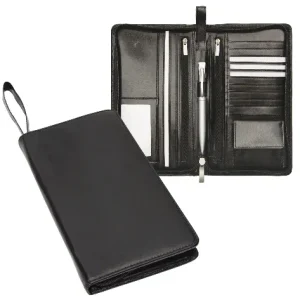 Passport wallet leather look