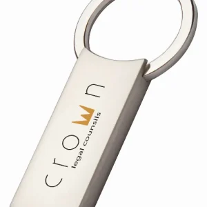 Key Ring Rectangular Shape Metal