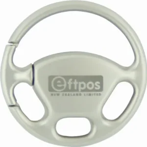 Steering wheel keyring