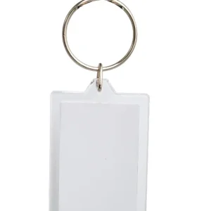 Plastic insert keyring