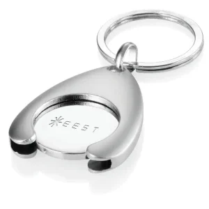 Keyring coin holder