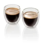 Coffee cup Expresso Set glass 80ml set of 2