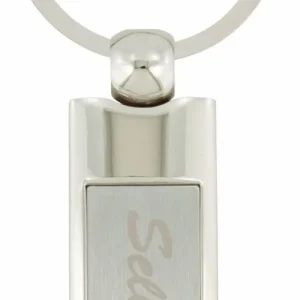 Key Ring Metal With Inlay