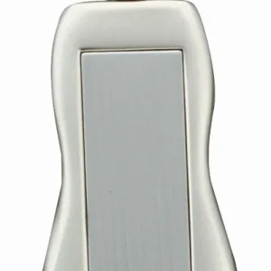 Key Ring With Satin Metal Inlay