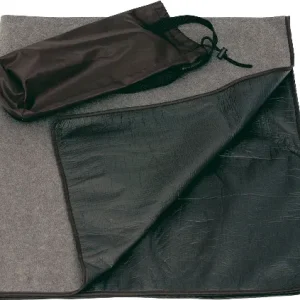 Picnic blanket marle fleece with PVC backing 150cm x 130cm Alpine