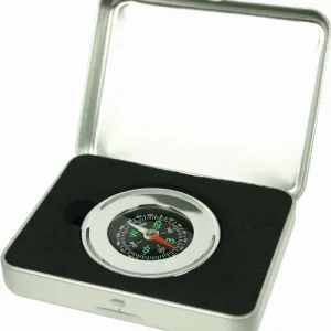 Compass chrome in stainless steel gift tin