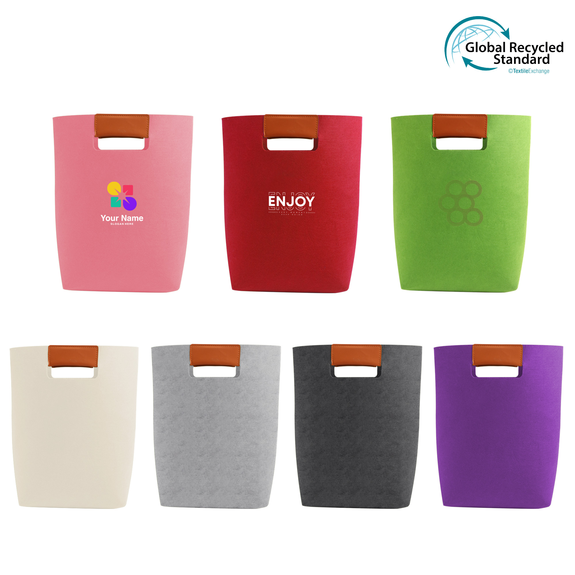 Elegant Felt Carrying Tote Bag