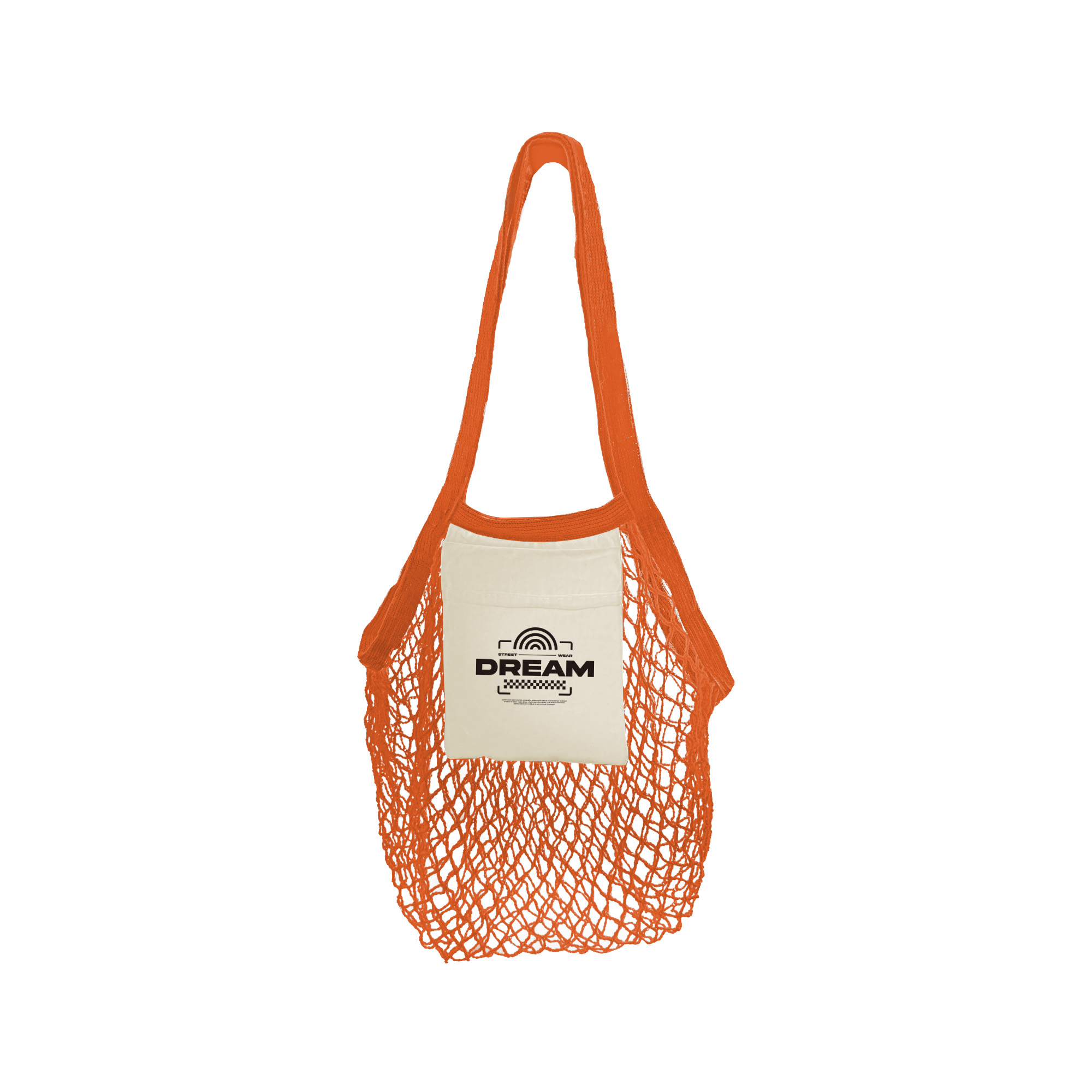 Mesh Foldaway Cotton Tote bag - Image 3