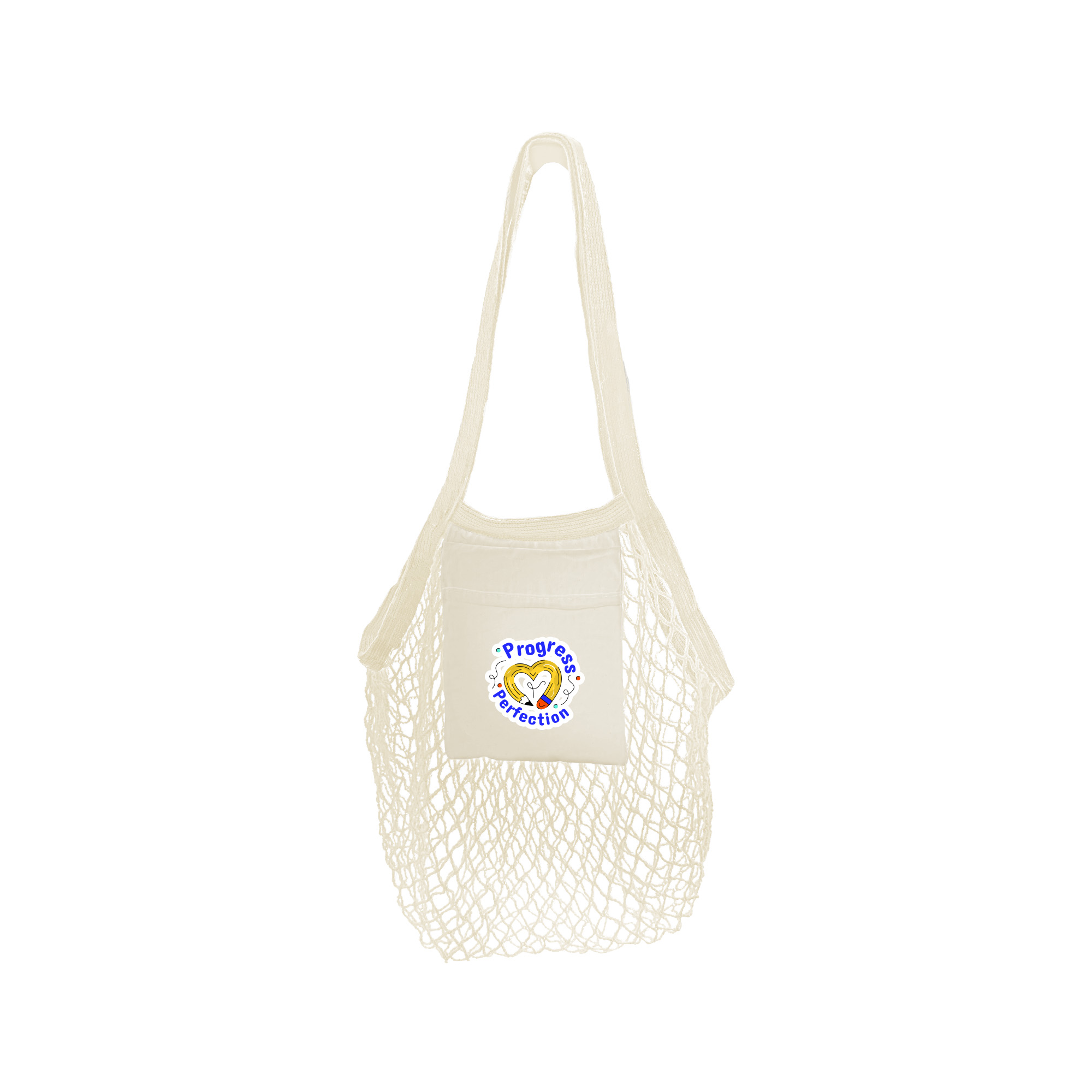 Mesh Foldaway Cotton Tote bag - Image 4