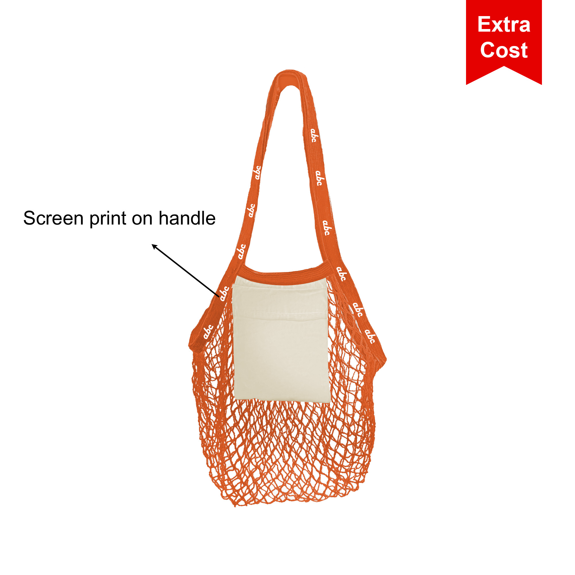 Mesh Foldaway Cotton Tote bag - Image 15