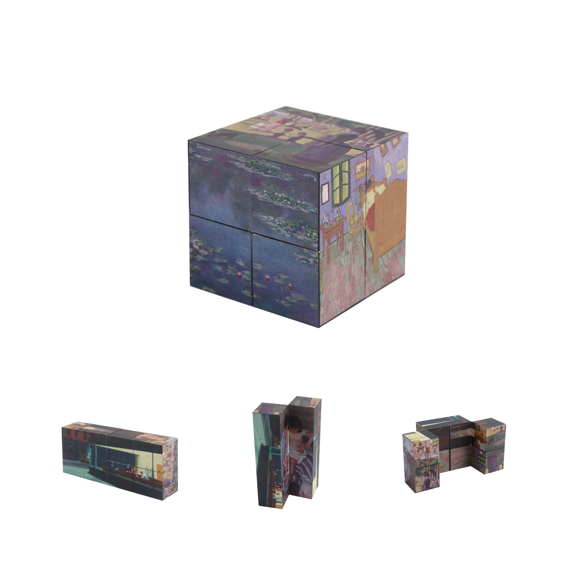 3D Flips Square Magic Cube