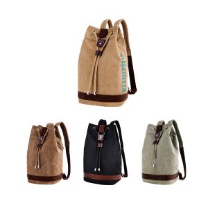 Canvas Bucket Backpack