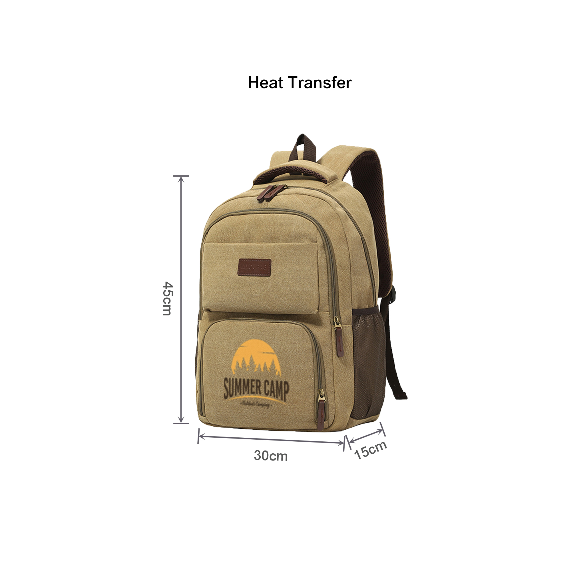 Canvas Laptop Backpack - Image 6