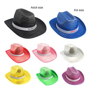 Sequin Cowboy Hats