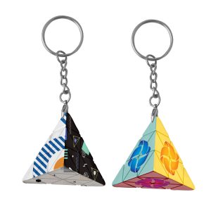 Puzzle Pyramid with Keyrings