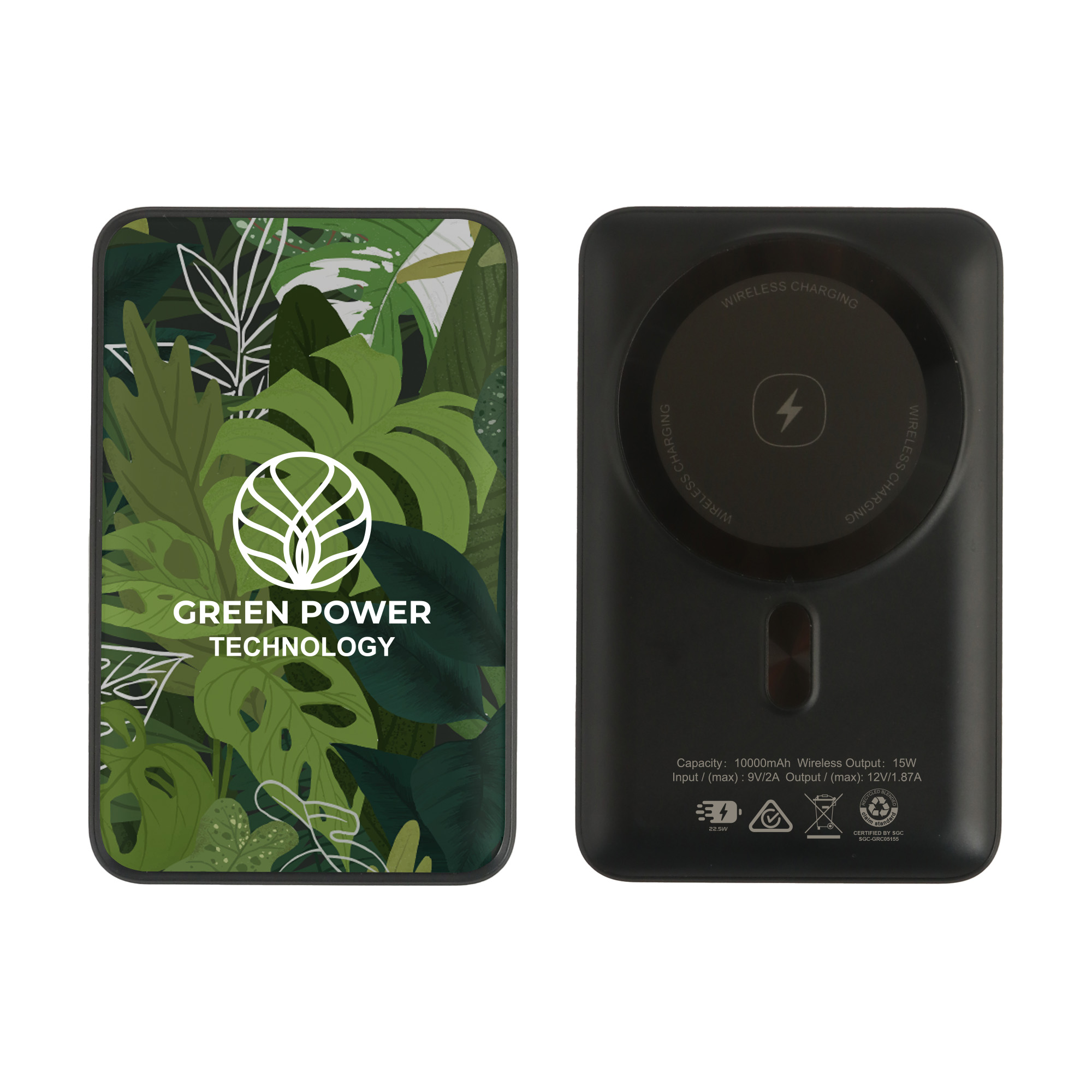 10000mAh Full Colour Print Magnetic Power Bank