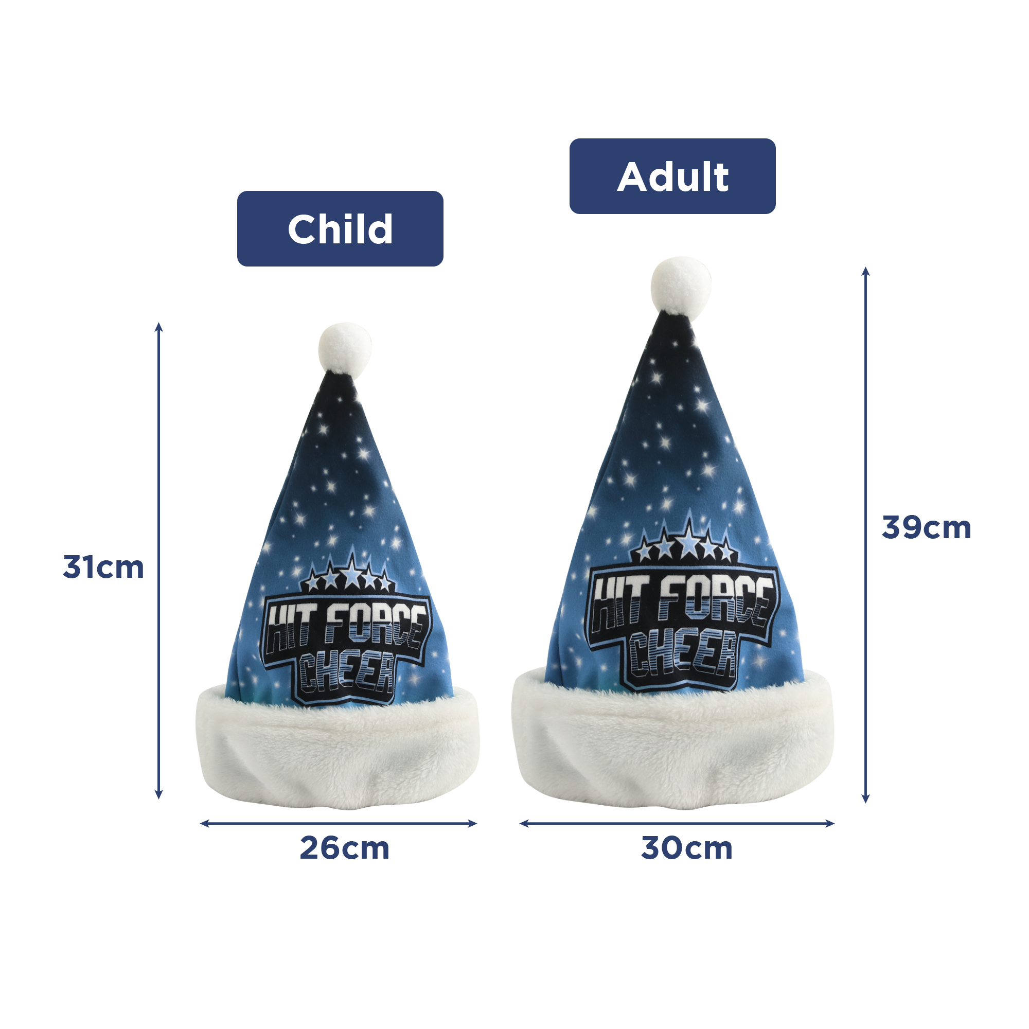 Full Colour Premium Regular Santa Hat - Image 3