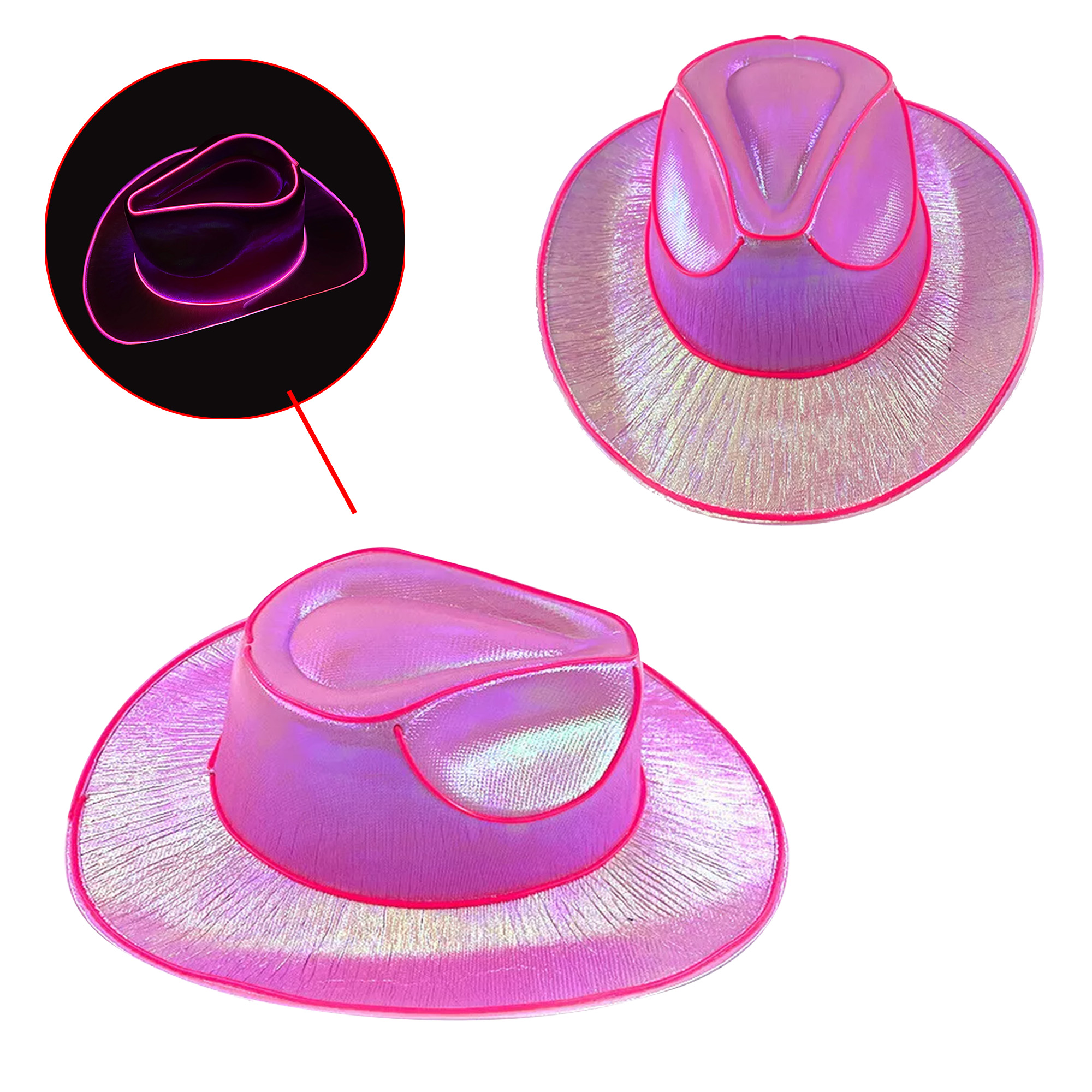 Light Up Cowboy Hats - Image 5
