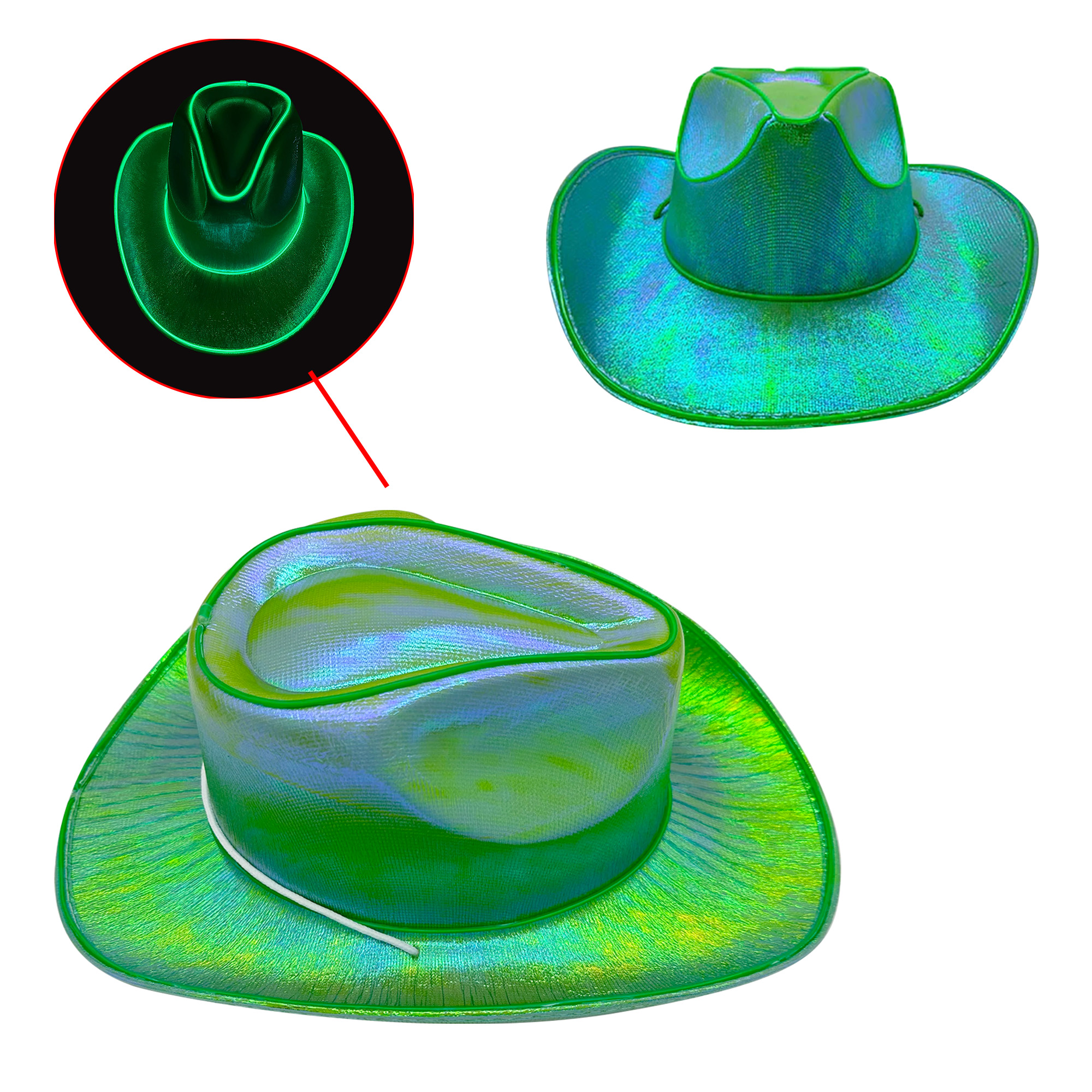 Light Up Cowboy Hats - Image 6