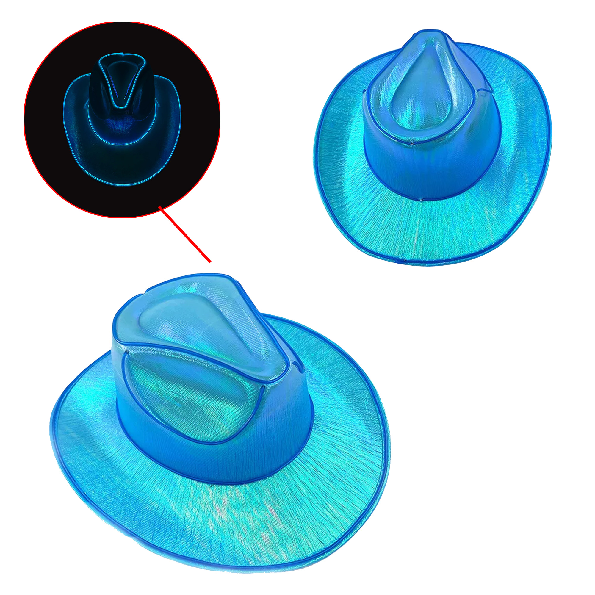 Light Up Cowboy Hats - Image 9