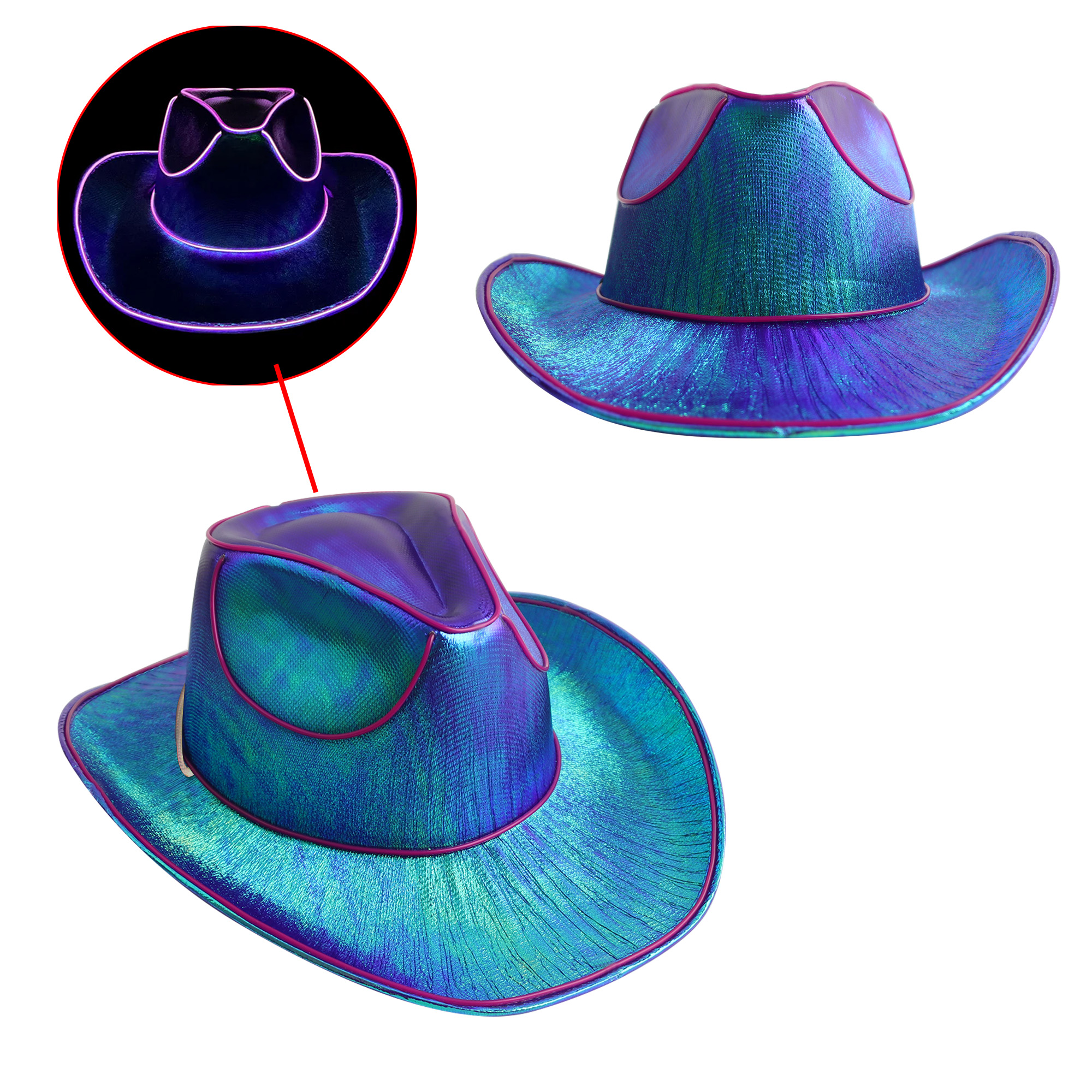 Light Up Cowboy Hats - Image 7