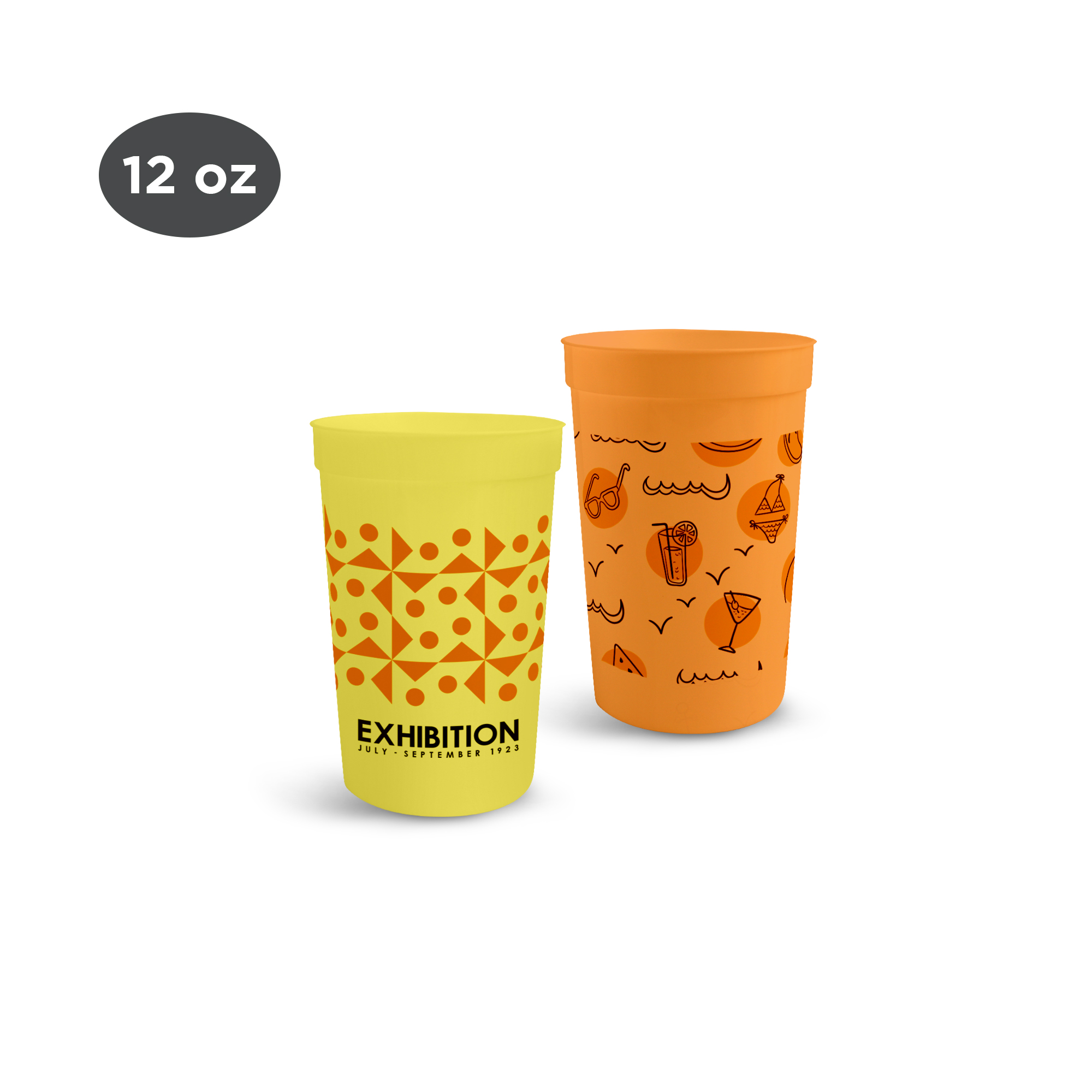 355ml Plastic Stadium Cup