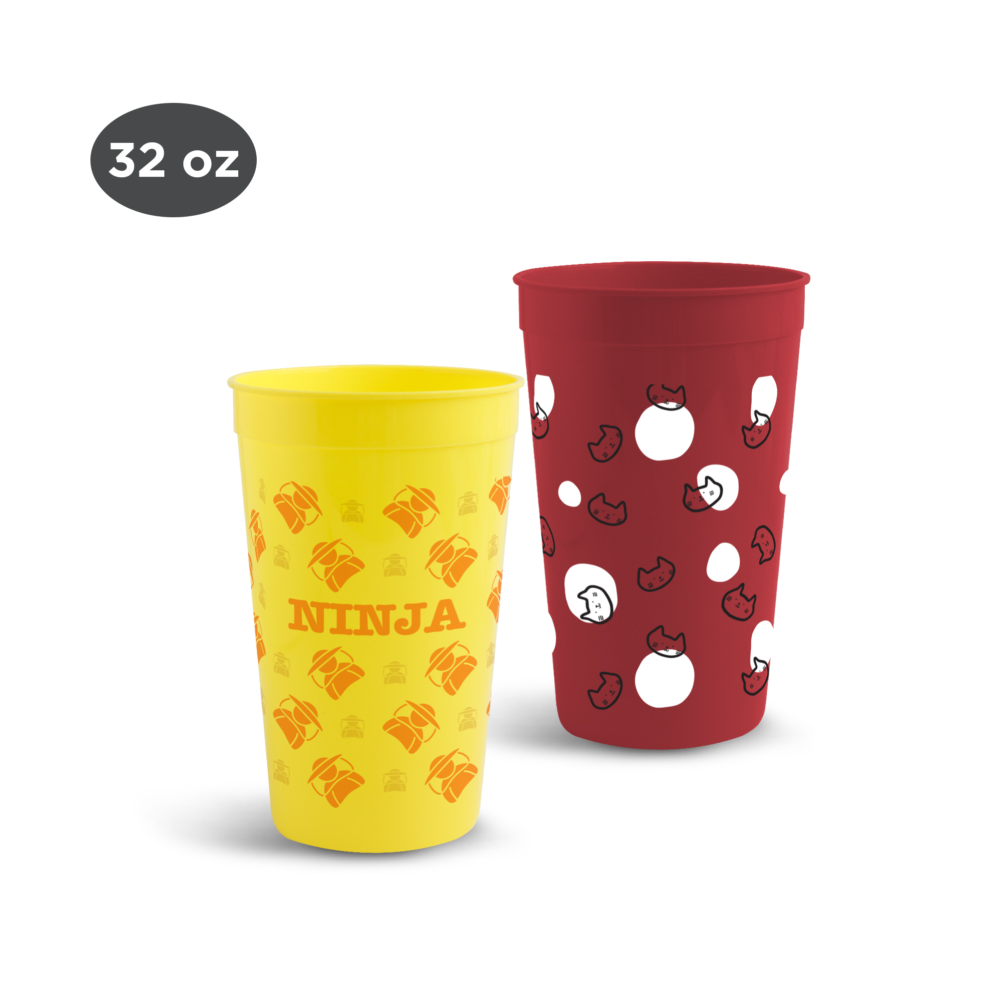 946ml Plastic Stadium Cup
