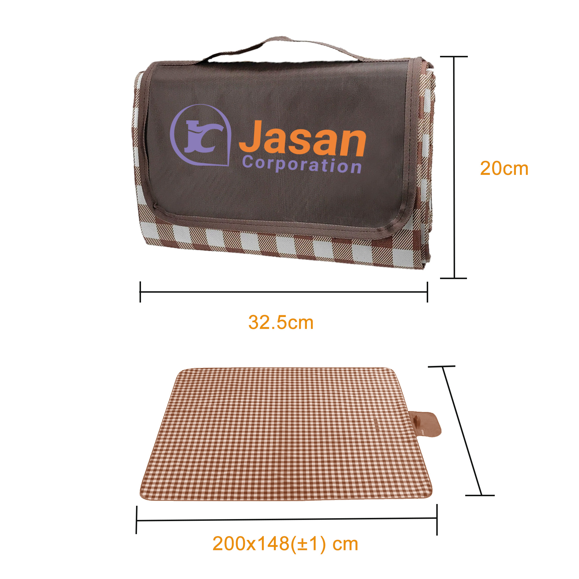 Large Picnic Blanket with Digital Print - Image 10