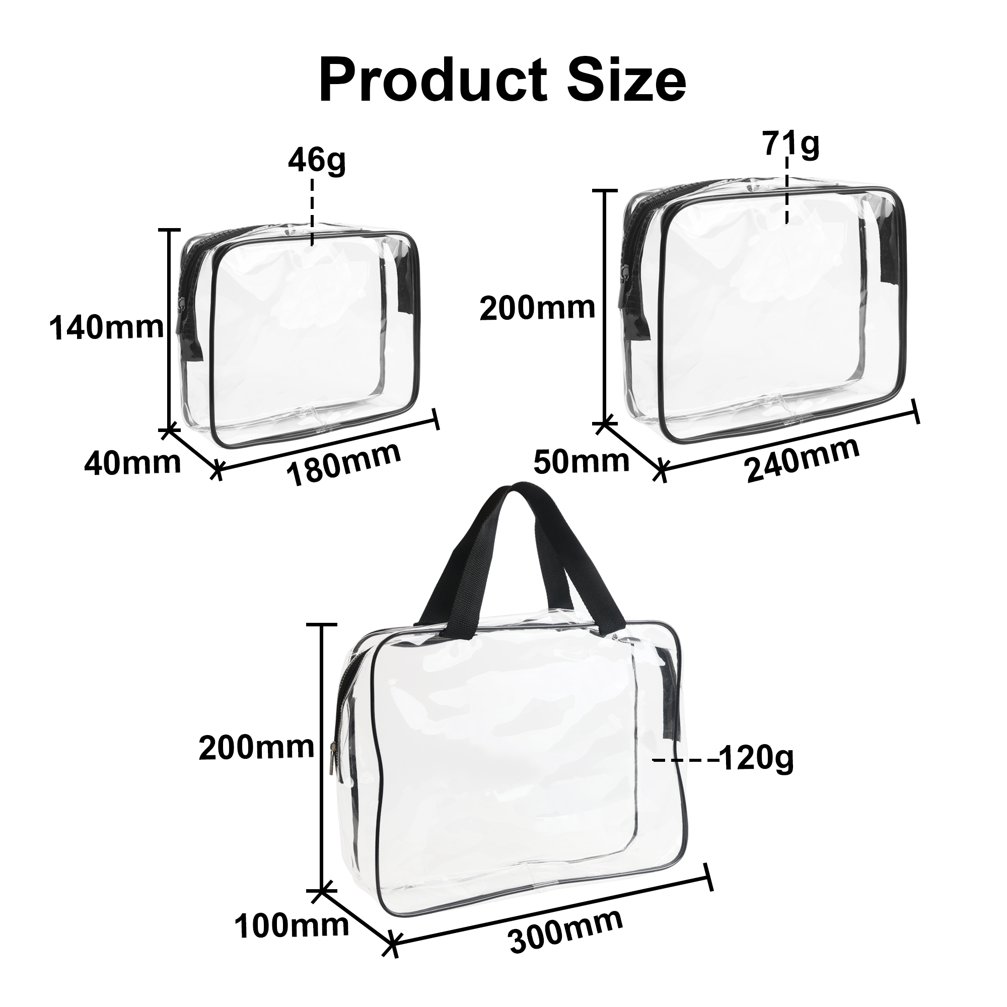 Clear Toiletry Bag - Image 6