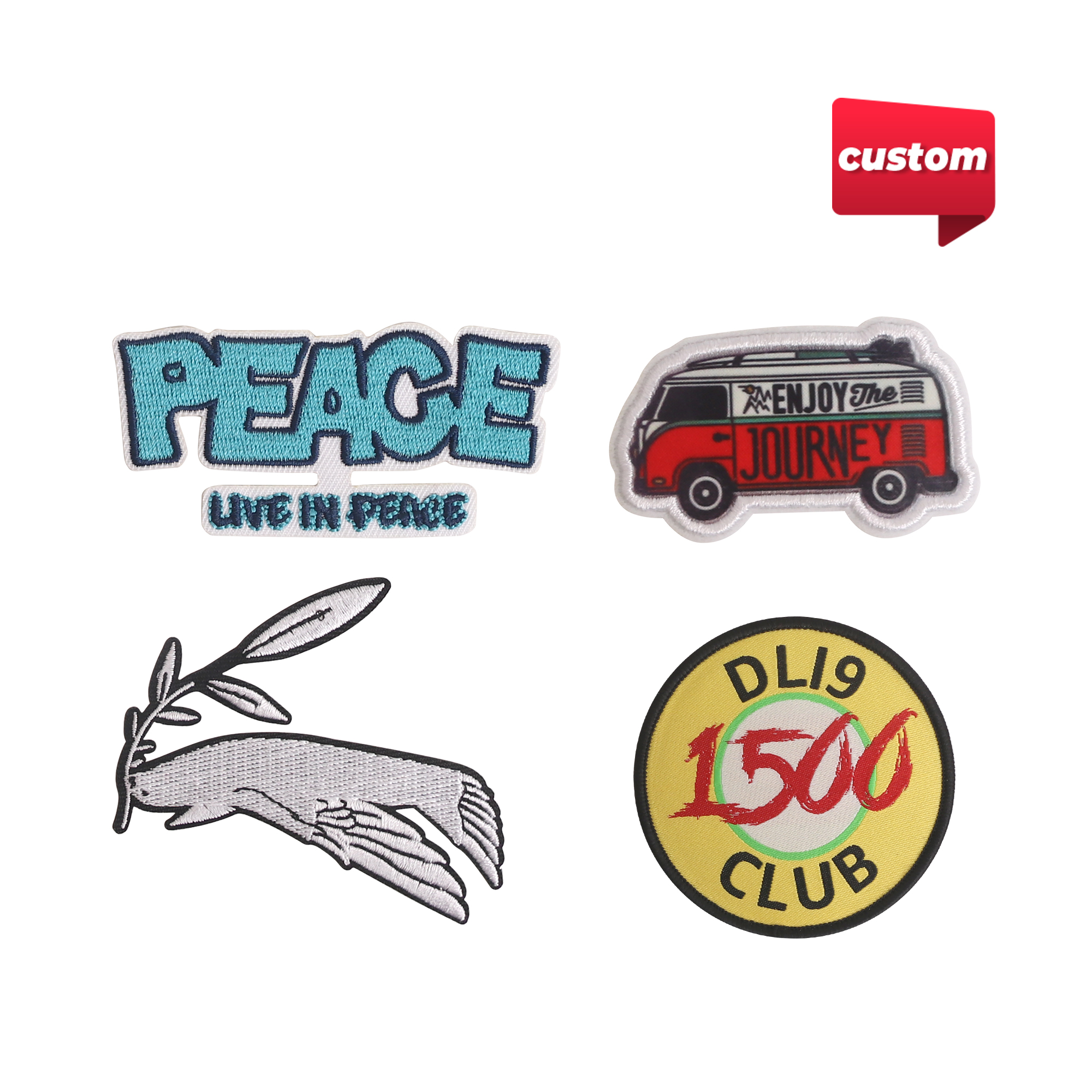 Custom woven patches