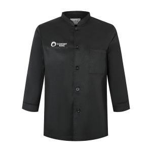 Classic 3/4 Sleeves Single Breasted Chef Jacket