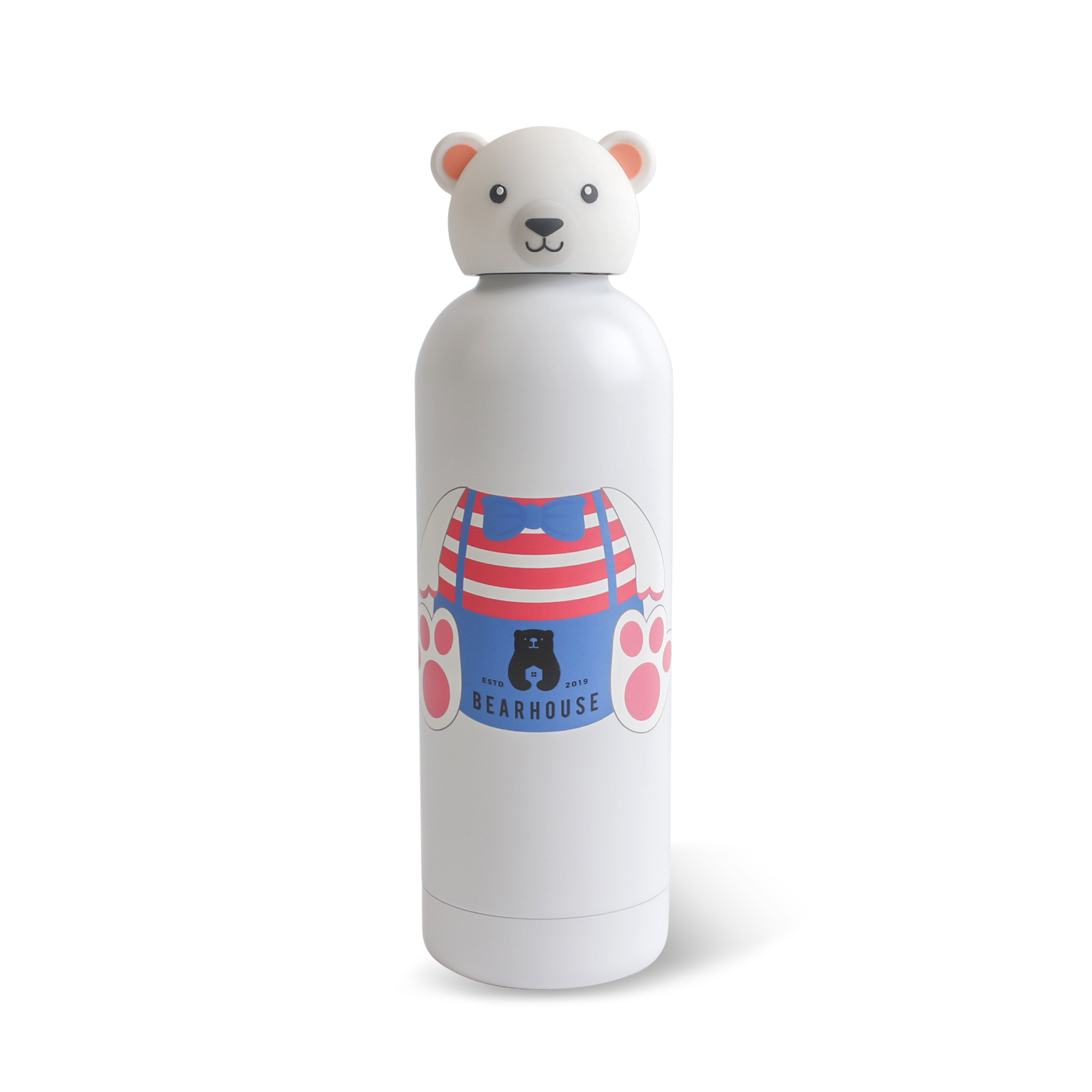 Double Wall Vacuum Bottle with Animal Head - Image 8