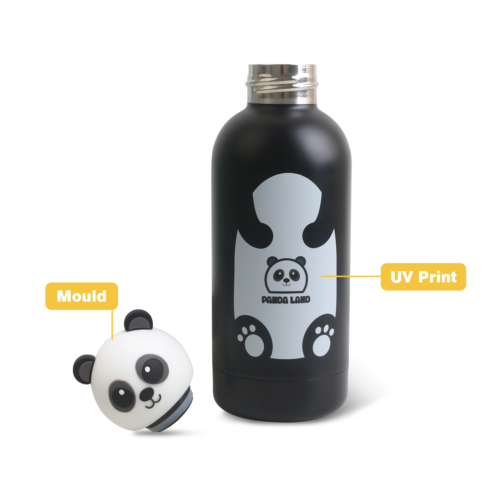 Double Wall Vacuum Bottle with Animal Head - Image 12