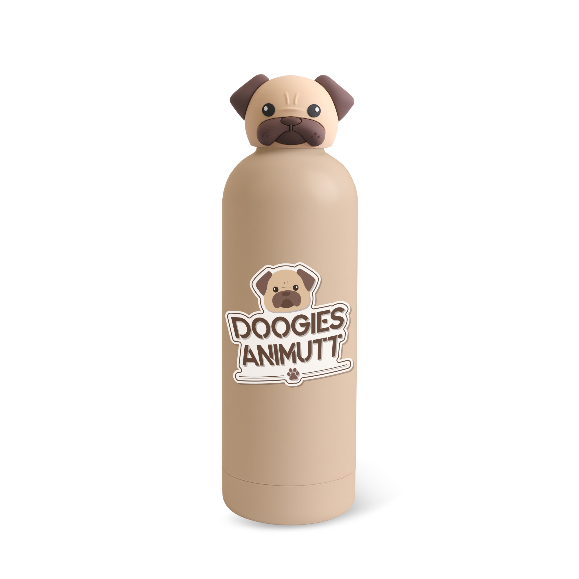 Double Wall Vacuum Bottle with Animal Head - Image 5