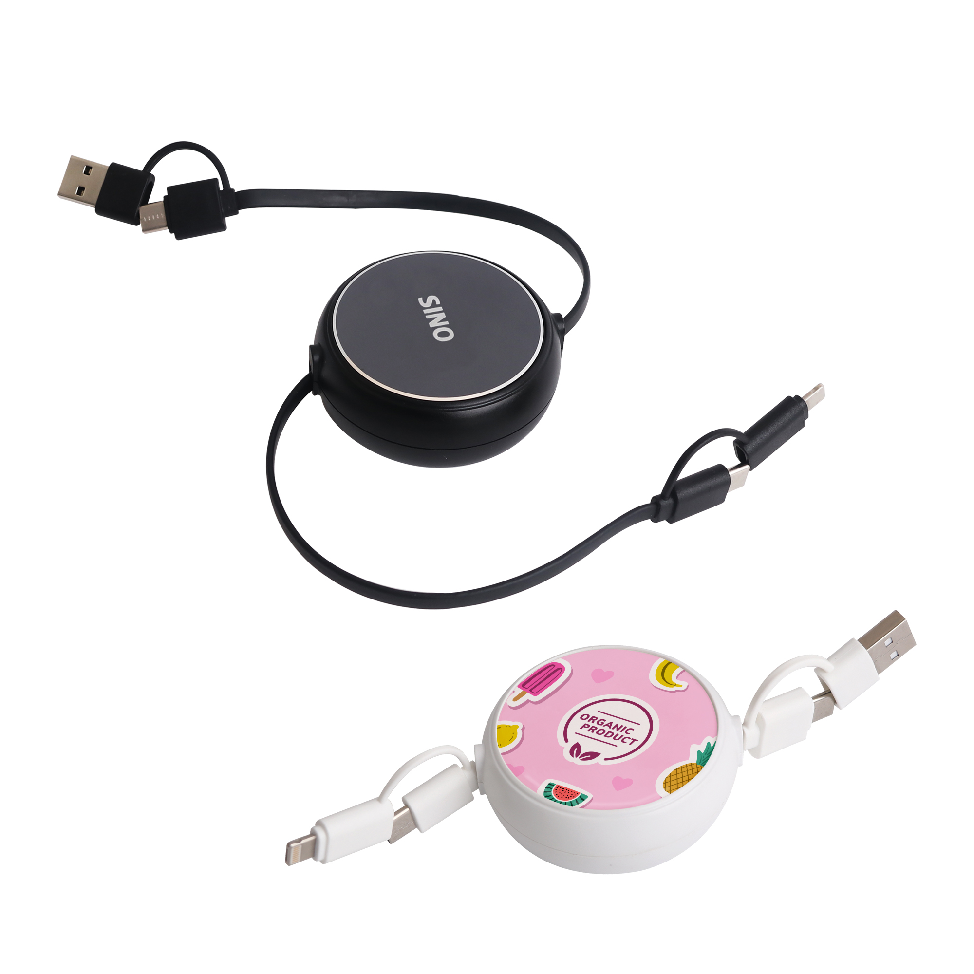 Retractable Portable Charging Cable