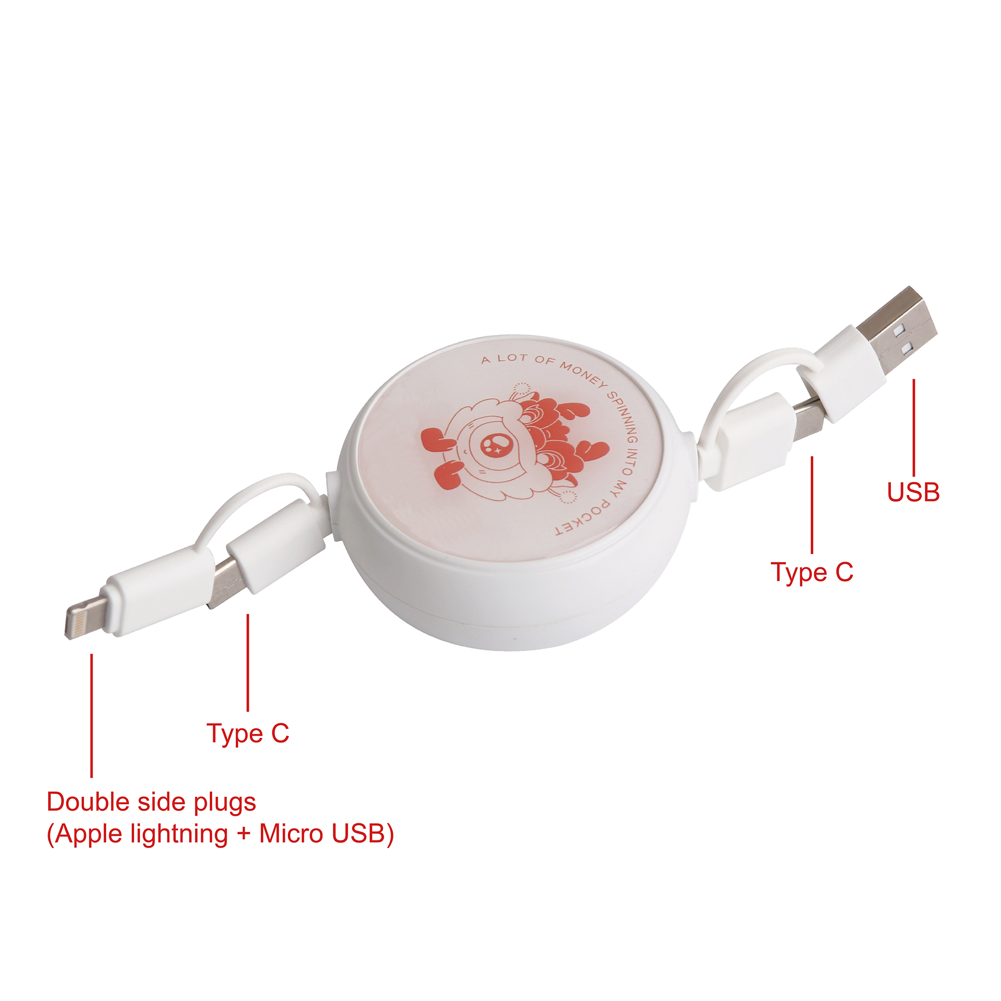 Retractable Portable Charging Cable - Image 5