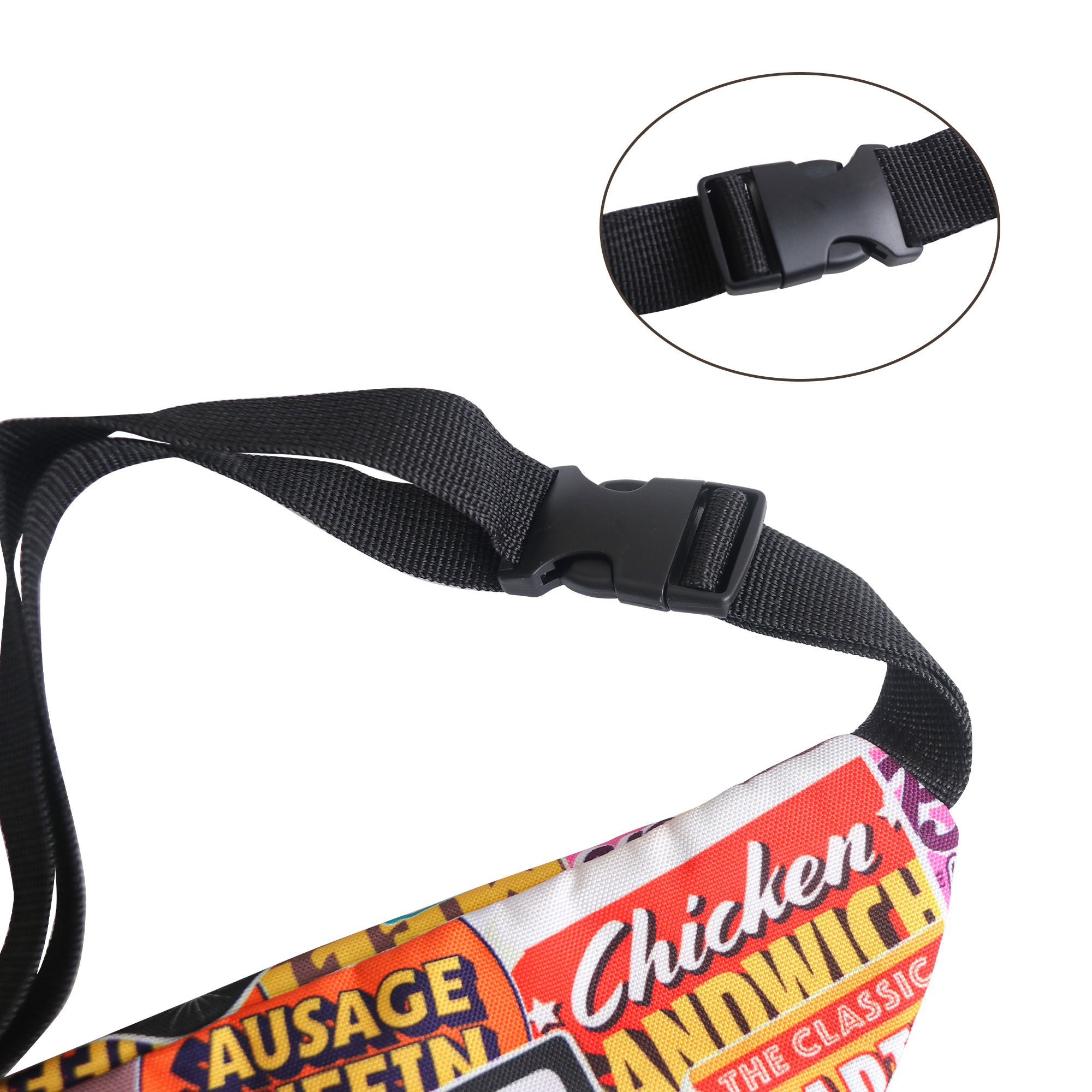 Full colour RPET Bum Bag - Image 4