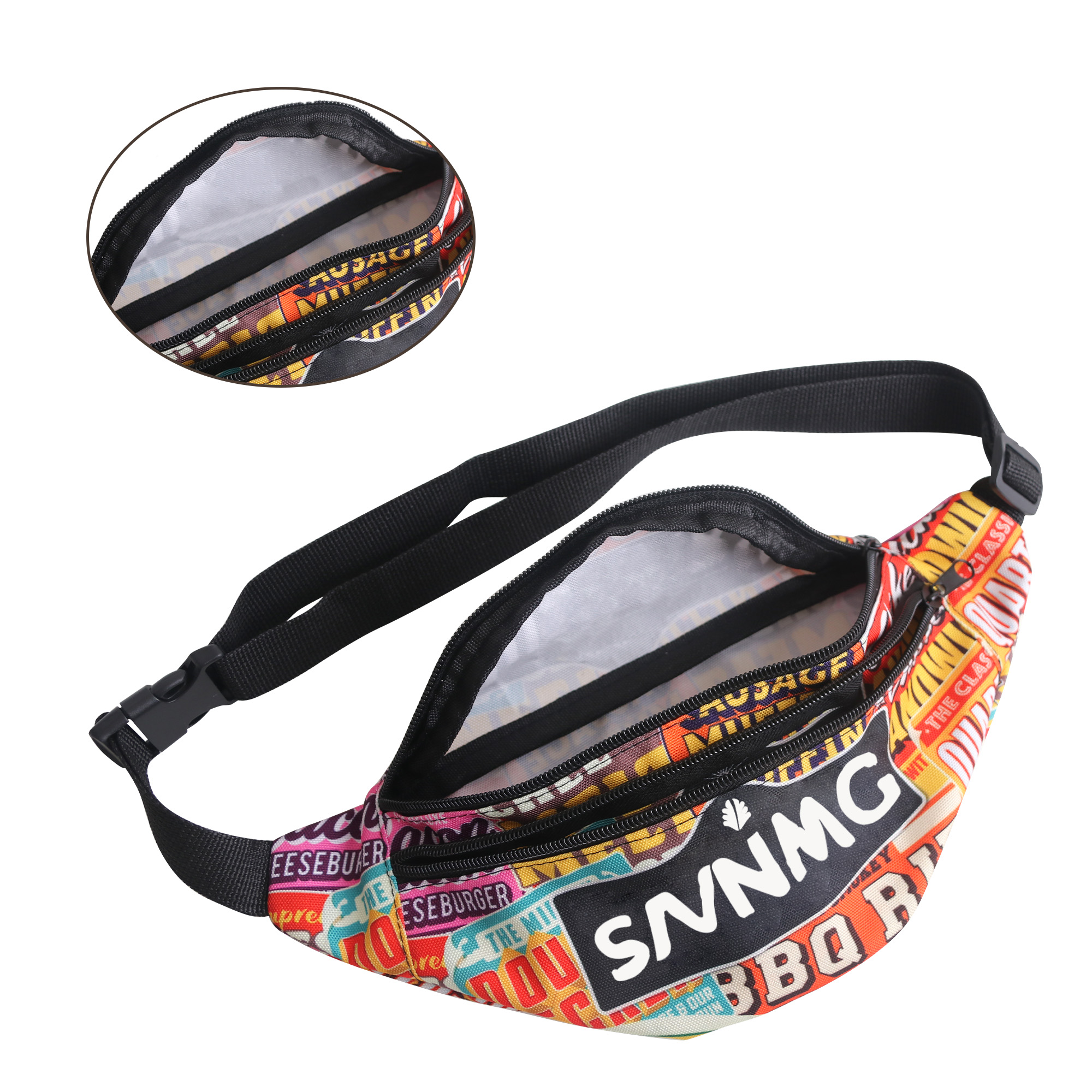 Full colour RPET Bum Bag - Image 3